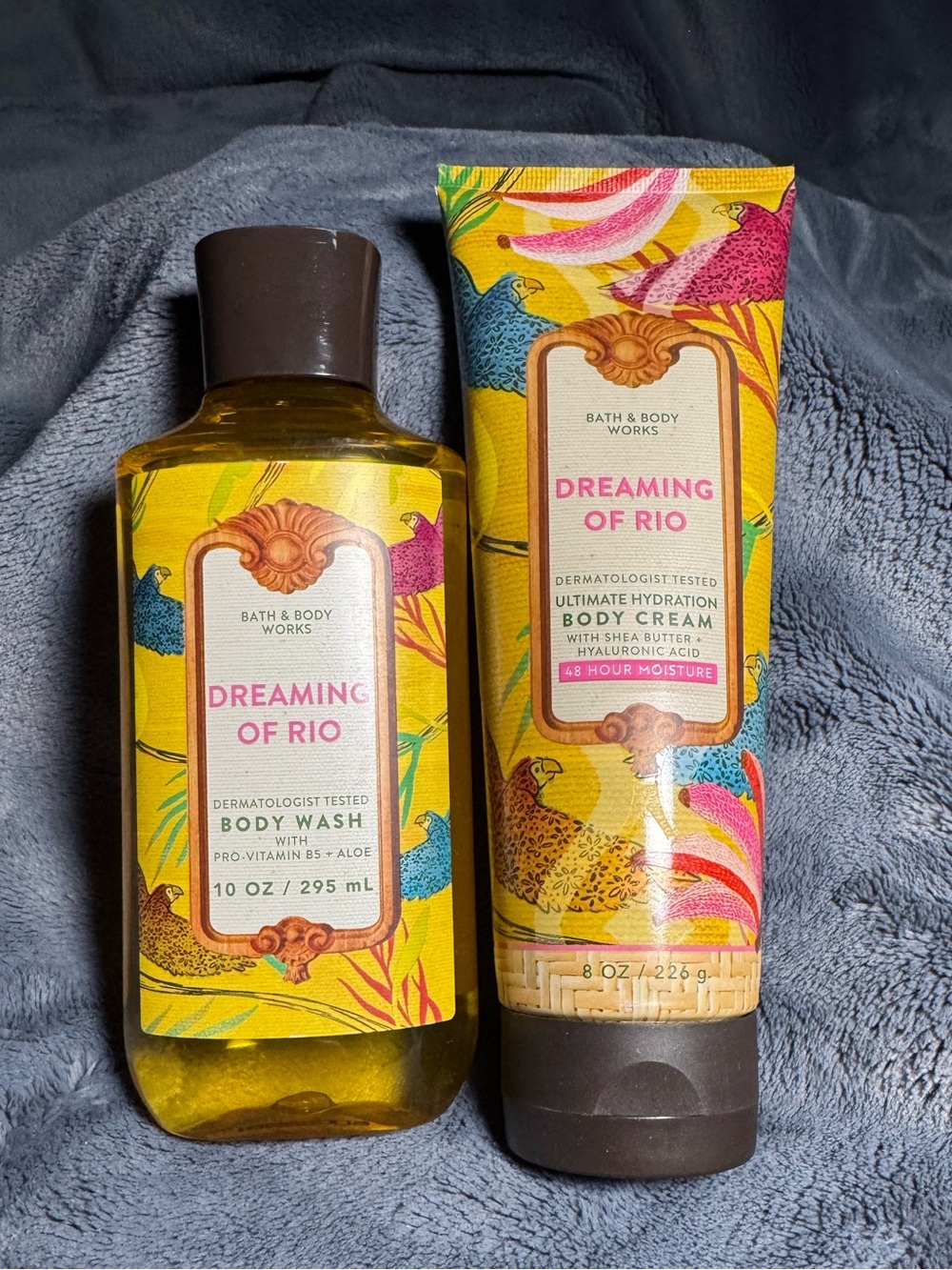 Bath & Body Works Dreaming of Rio Body Wash & Body Cream Set